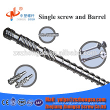 Hard chrome plating PVC single screw and barrel for extruder machine